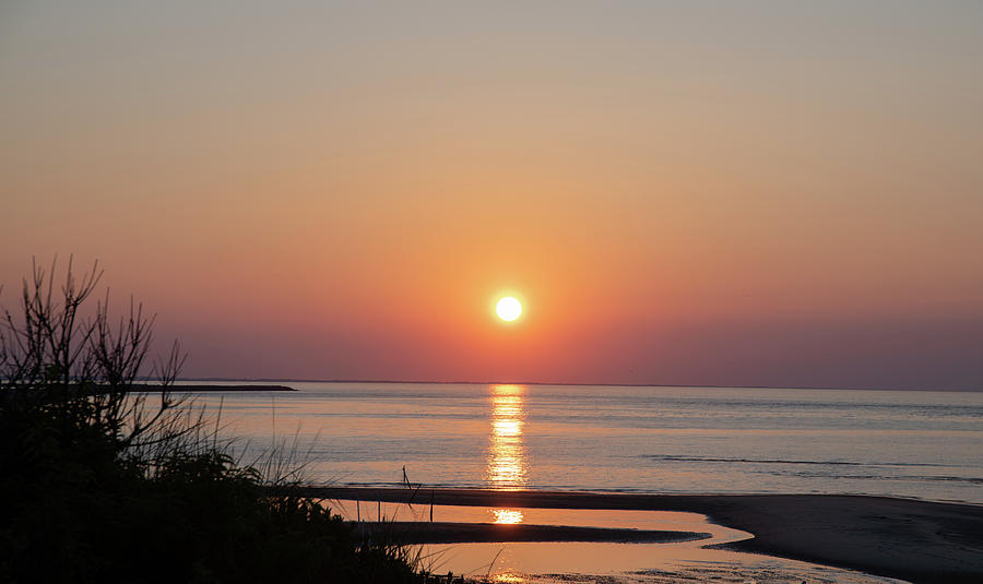 Sunset at Cape Henlopen State Park Photograph by Deborah Springer - Pixels