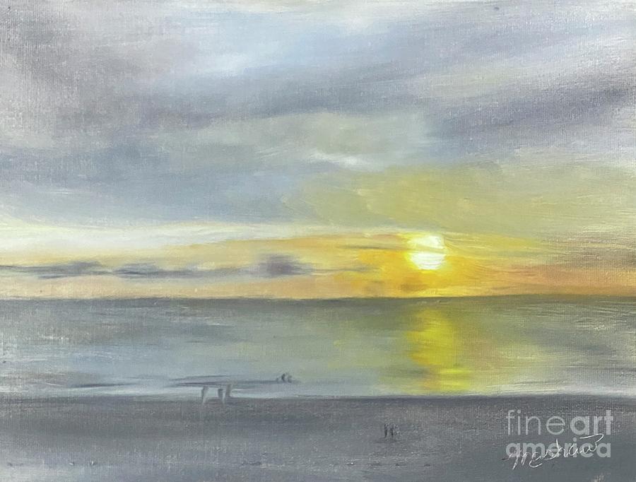 Peaceful Evening Painting by Sheila Mashaw