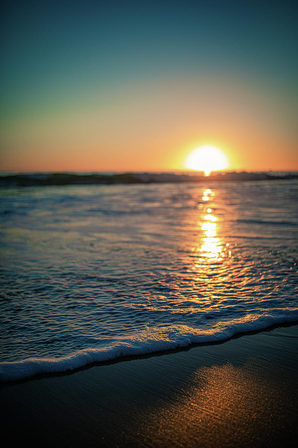 Sunset Photograph - Sunset at Crystal cove Beach II by Hyuntae Kim