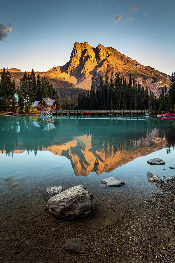 Sunset at Emerald Lake Photograph by Pierre Leclerc Photography