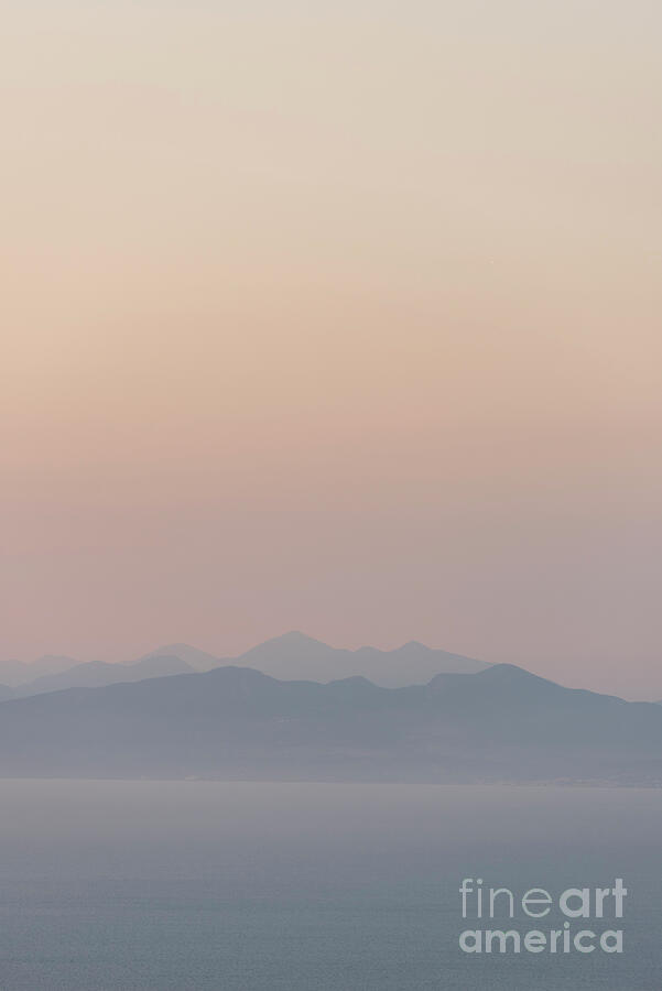 Sunset at Ionian sea Photograph by Jelena Jovanovic