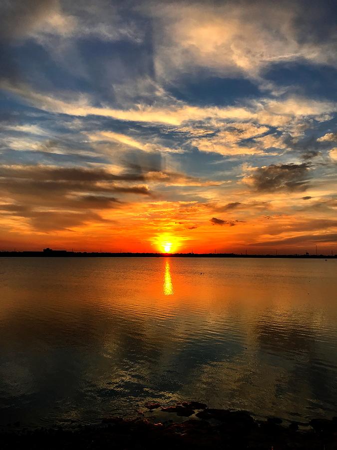 Sunset at Kirby Lake Photograph by Glen McGraw - Fine Art America