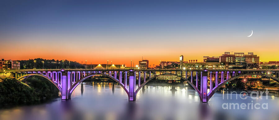 Sunset at Knoxville Panorama Photograph by Shelia Hunt