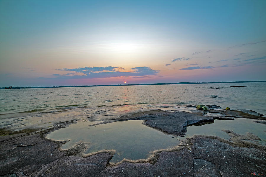 Sunset at Kring Point Photograph by Robert Dann
