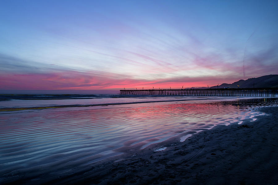 Sunset at Pismo Beach, CA Photograph by Bryant Coffey