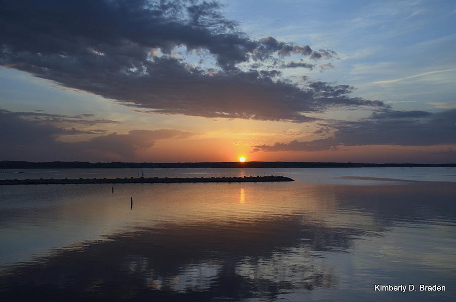 Sunset at Rend Lake Photograph by Kimberly Braden | Fine Art America