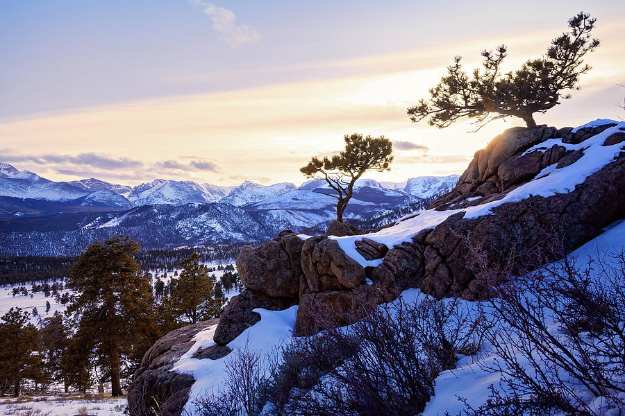 Sunset at Rocky Mountain National Park Photograph by Jeanette Fellows