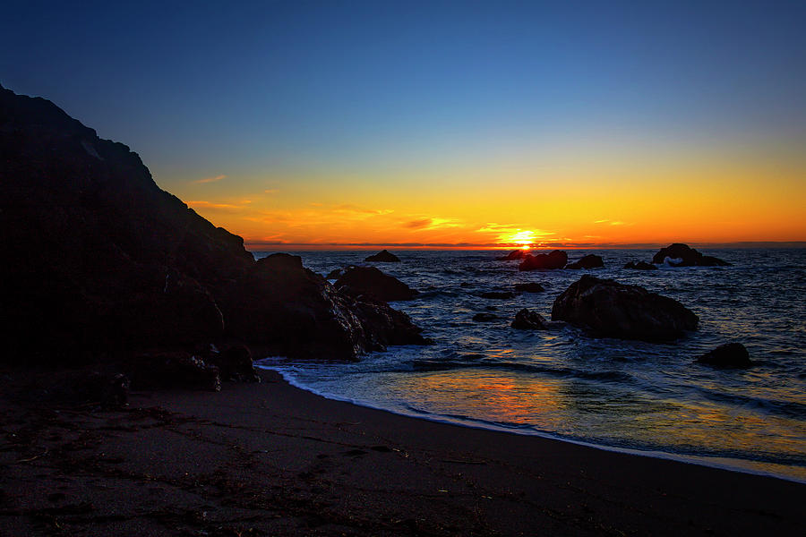 Sunset At Schoolhouse Beach Photograph by Garry Gay - Fine Art America