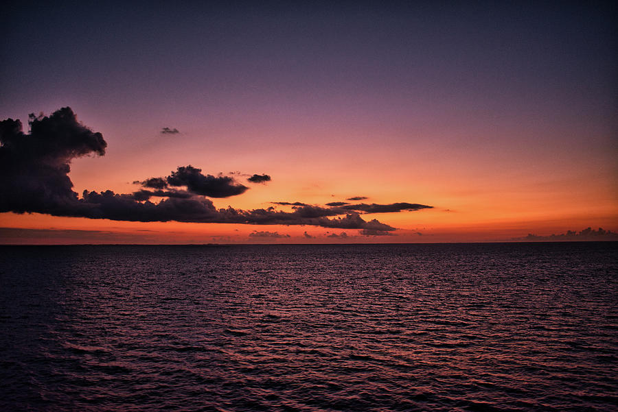 Sunset at Sea Photograph by Portia Olaughlin
