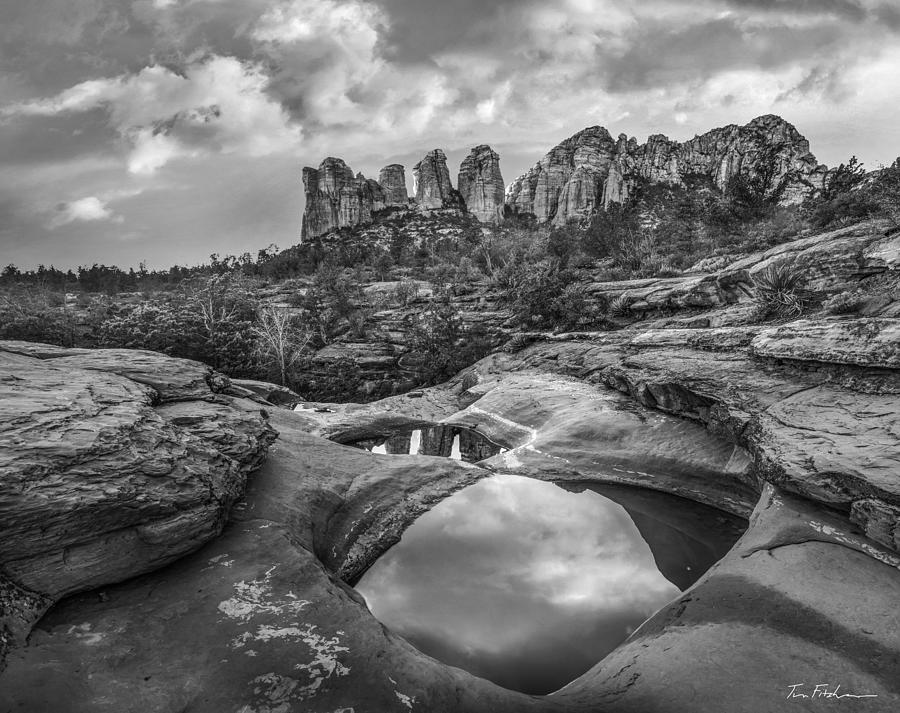 Sunset at Seven Sacred Pools near Sedona, Photograph by Tim Fitzharris