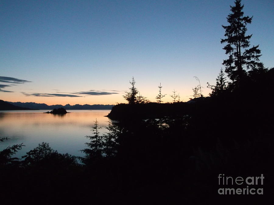 Sunset at Smugglers Cove Photograph by Charles Vice