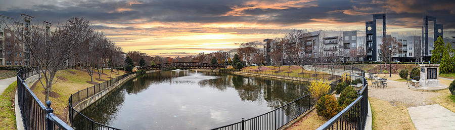 Sunset at The Commons Park Photograph by Marcus Jones