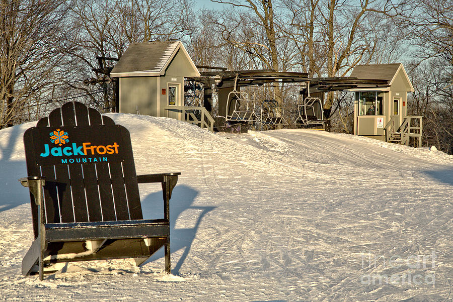 Sunset At The Jack Frost Chair Photograph by Adam Jewell