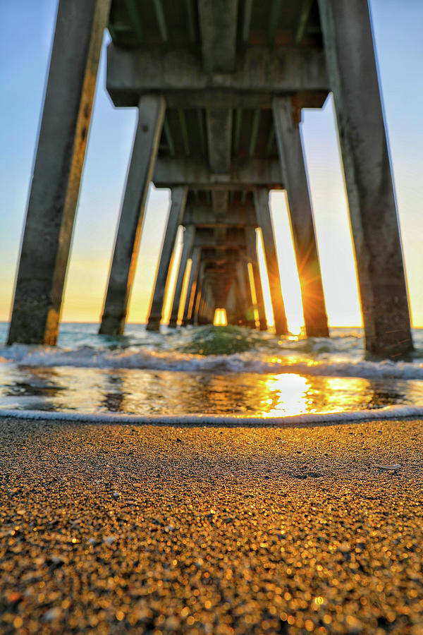 Sunset at the Pier Photograph by Go and Flow Photos
