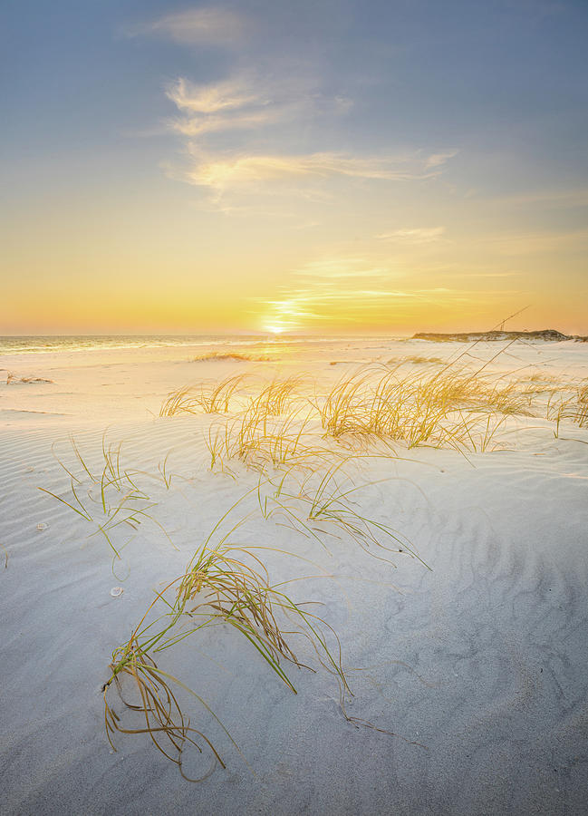Sunset At The Seashore Photograph by Jordan Hill