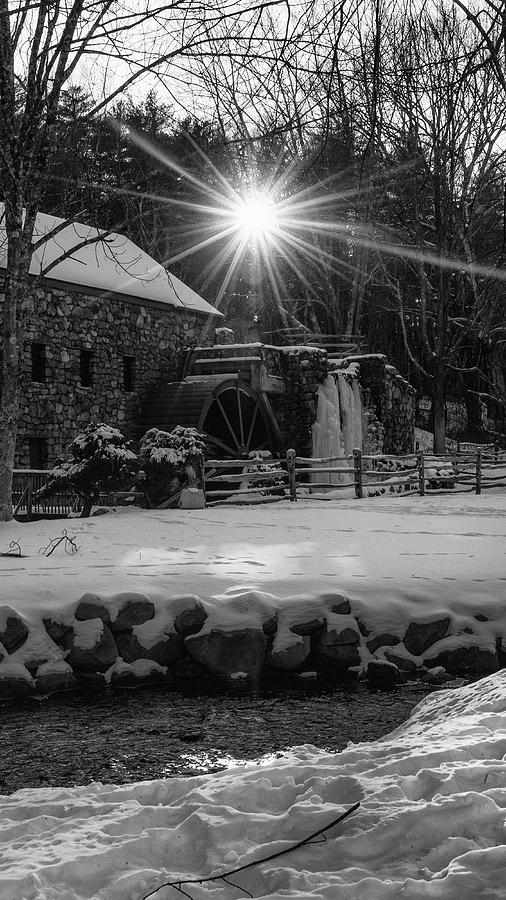 Sunset At The Sudbury Grist Mill Photograph