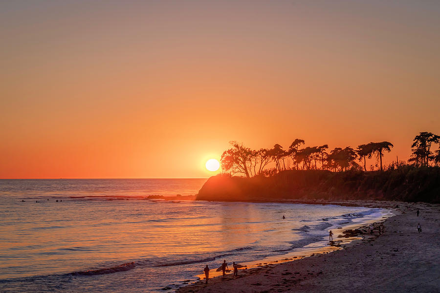 Sunset at UCSB Photograph by Lindsay Thomson