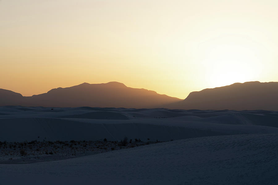 Sunset at White Sands NM 2 Photograph by Elijah Rael