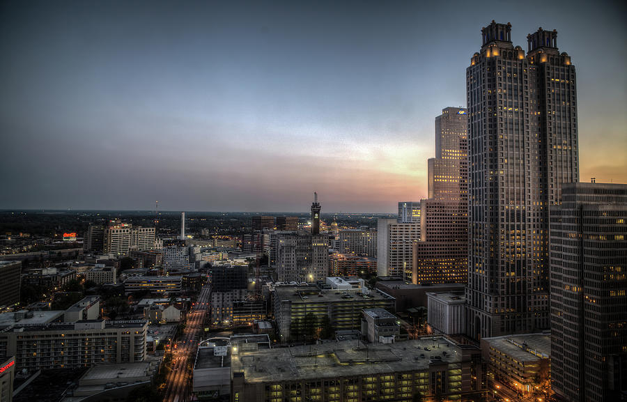 Sunset Atlanta Photograph by Ray Congrove