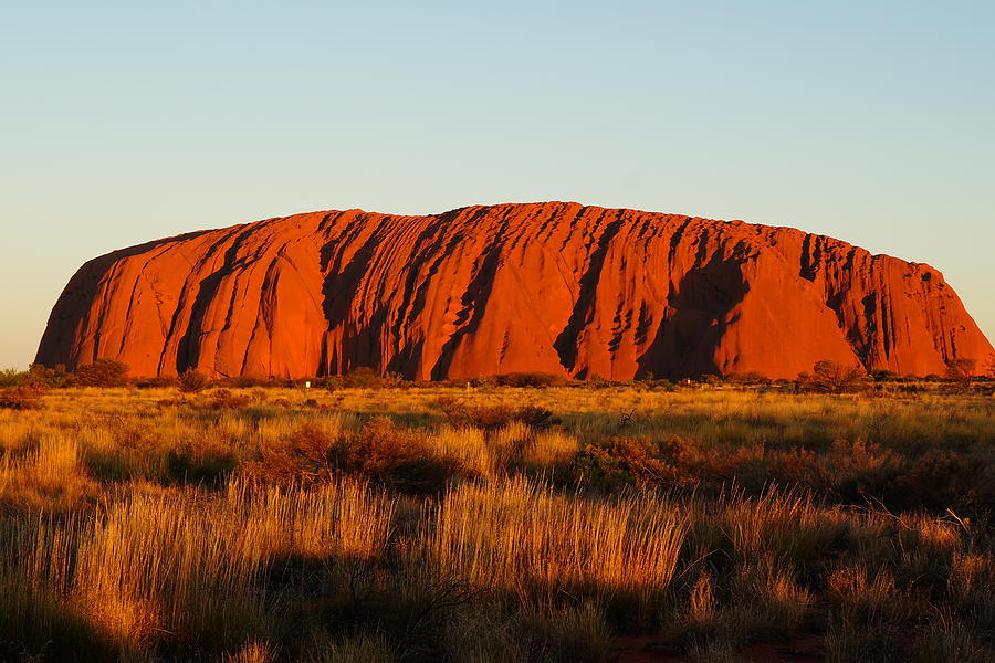 Sunset - Ayers Rock Photograph by Rob Johnston
