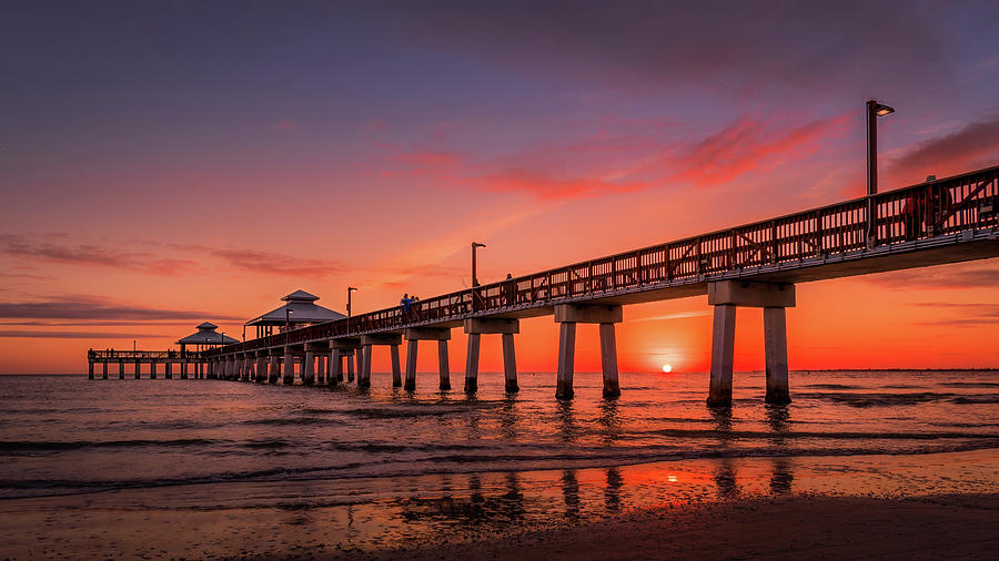 Sunset Beach Photograph by Dee Potter
