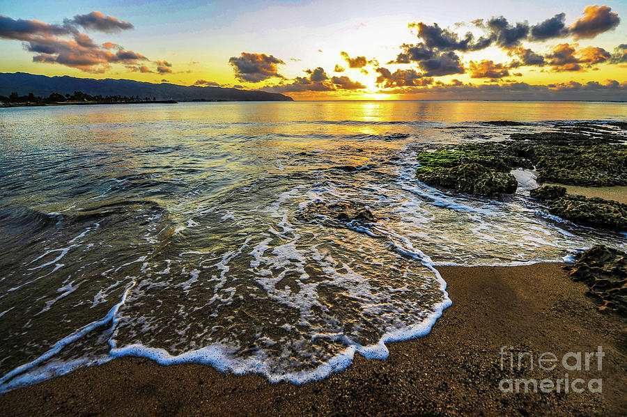 Sunset Photograph - Sunset Beach Hawaii by D Davila