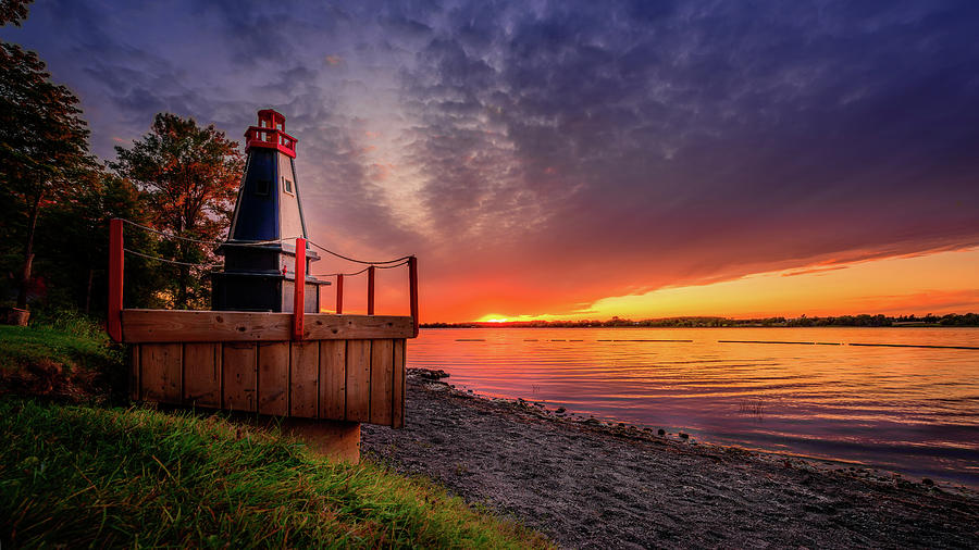 Sunset Beach Lighthouse Photograph by Dee Potter