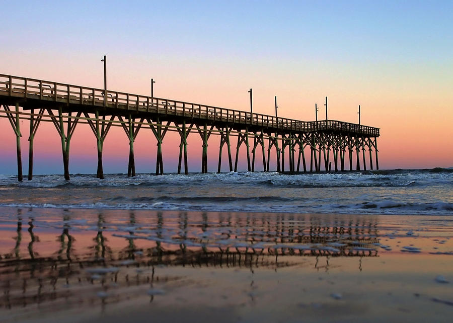 Sunset Beach Pier - Sunset Beach, NC Photograph by Kaila Parmalee ...