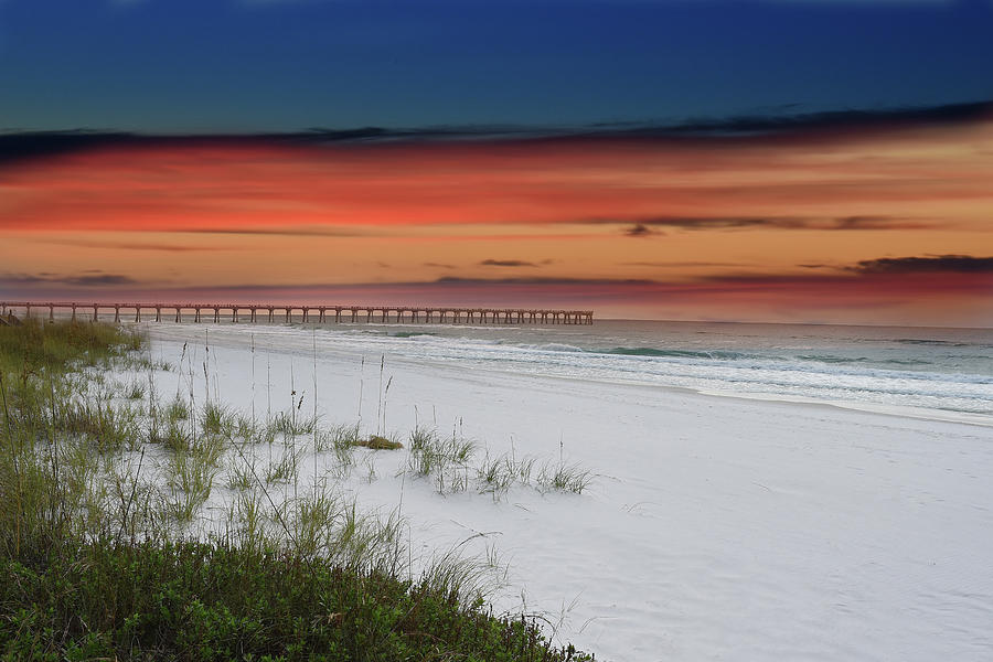 Sunset Beach Photograph by Renee Hardison