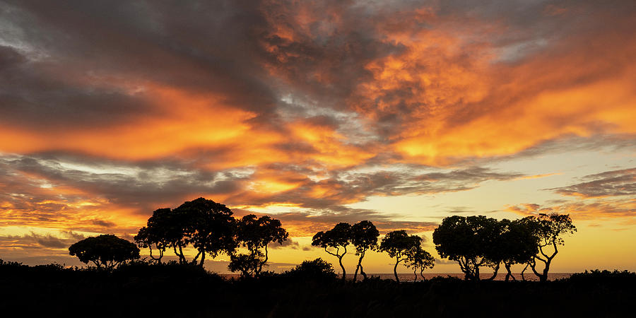Sunset Beyond Kohanaiki Photograph by Denise Bird