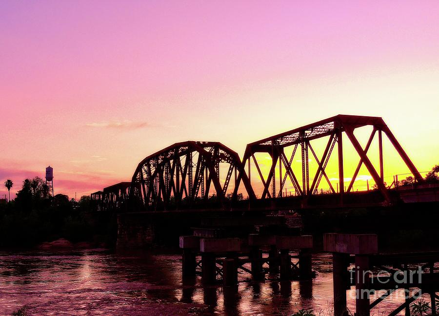 Sunset Bridge Photograph by JB Thomas