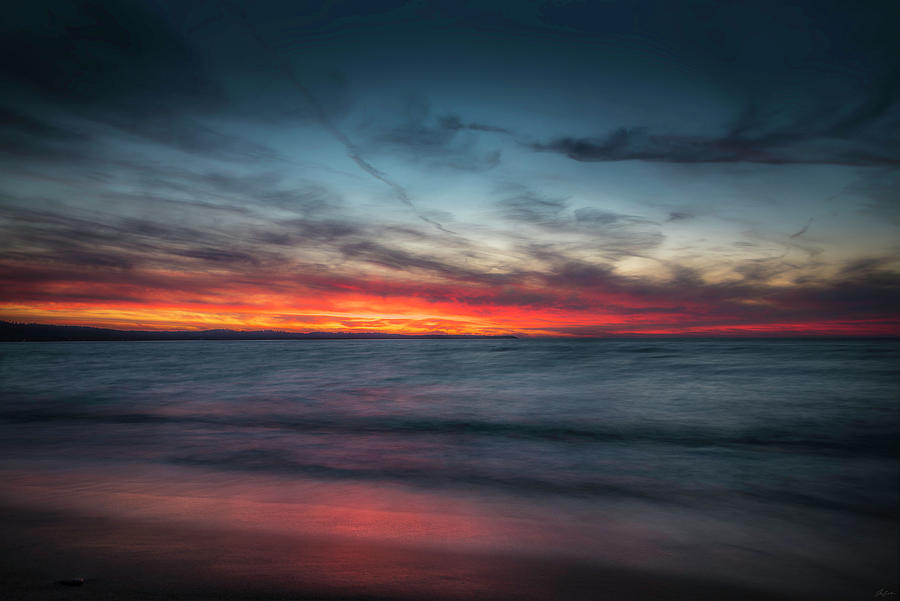 Sunset Brushstrokes Photograph by Owen Weber