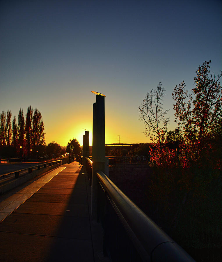 Sunset by Oxbow Public Market Photograph by Maggy Marsh