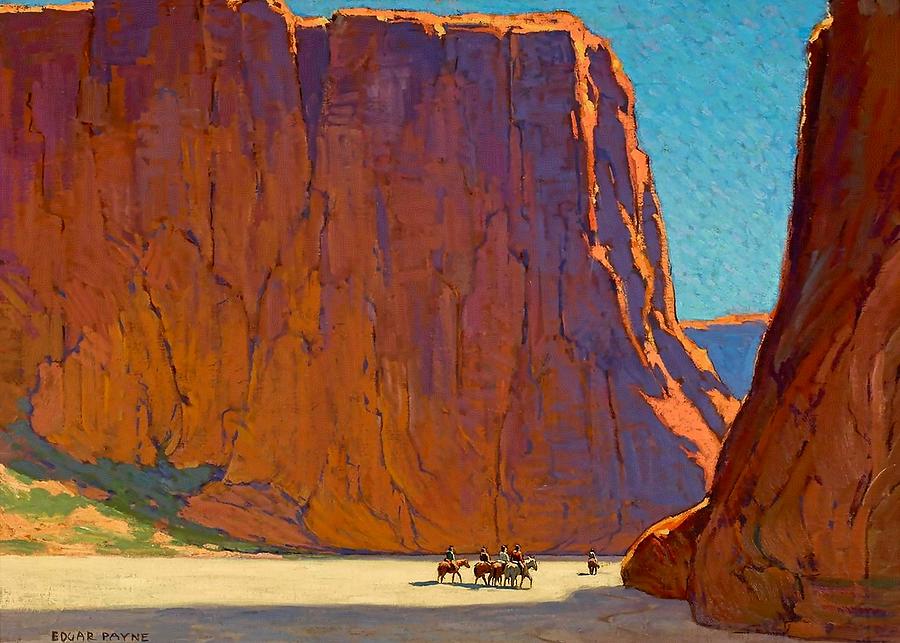 Sunset Canyon de Chelly Western Art Digital Art by Patricia Keith