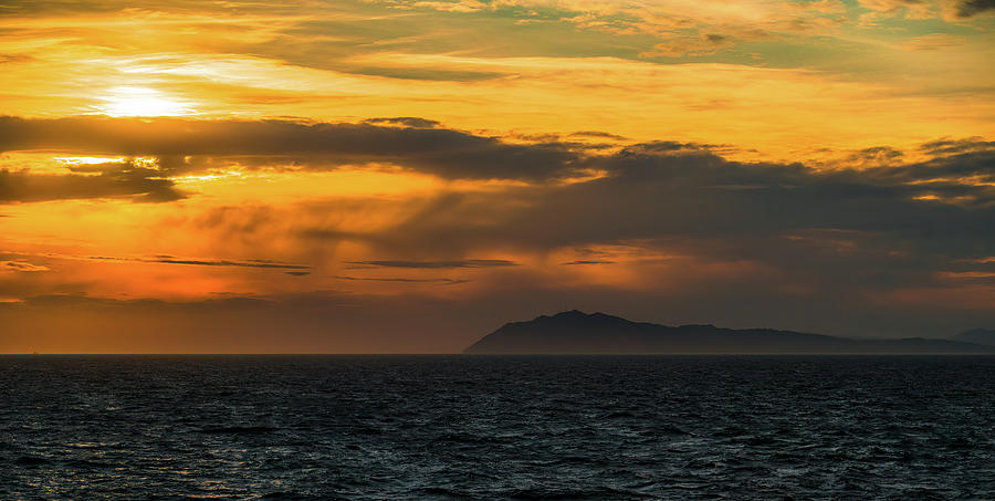 Sunset, Cap Sicie, Toulon Photograph by Jean-Luc Farges