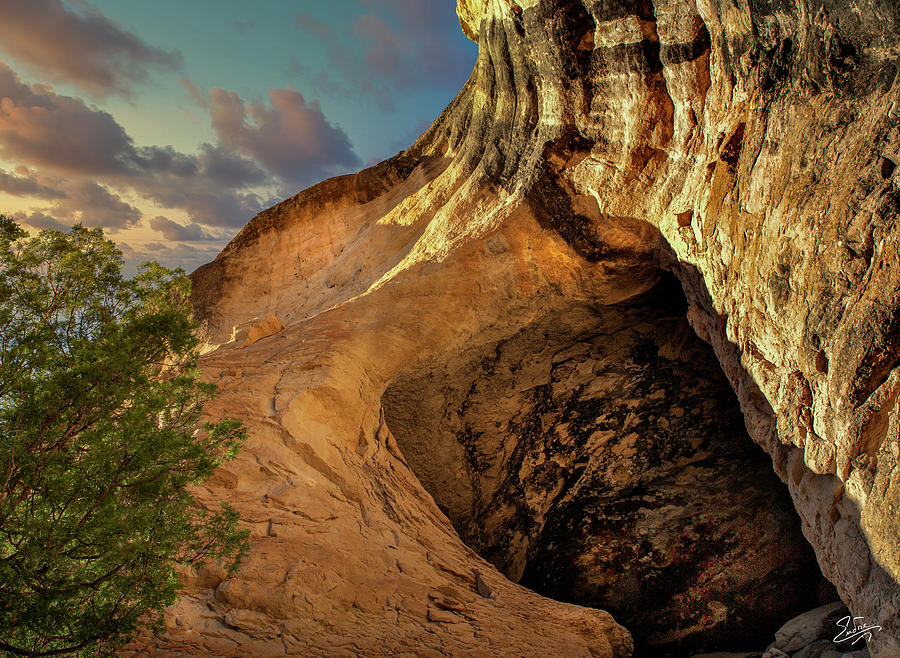 Sunset Cave Photograph by Endre Balogh