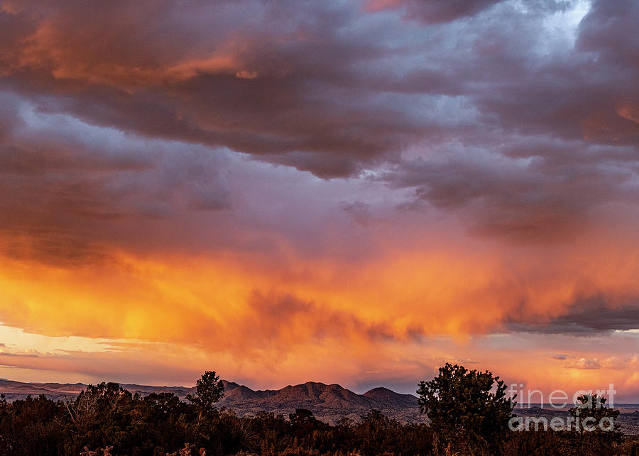 Sunset Cerrillos Hills 2 Photograph by Steven Natanson