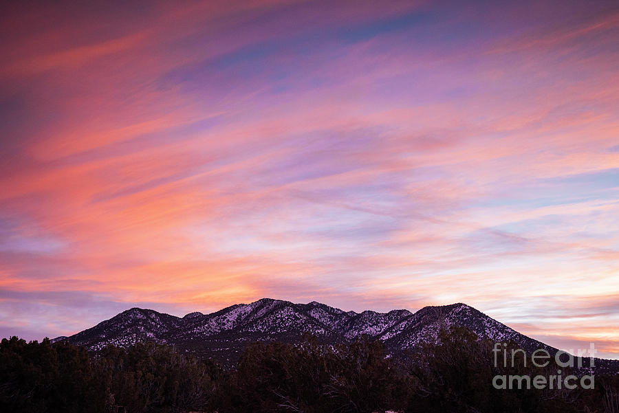 Sunset Cerrillos Hills 3 Photograph by Steven Natanson