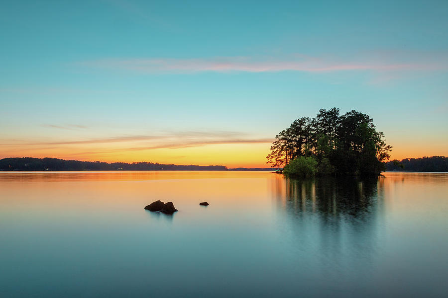 Sunset - Clarks Hill Lake - GA - 1 Photograph by John Kirkland