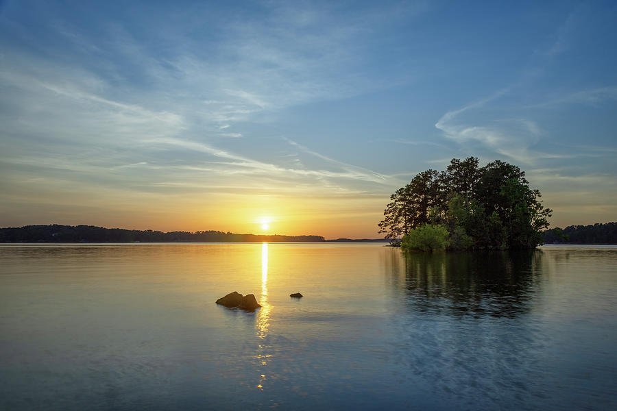 Sunset - Clarks Hill Lake - GA - 2 Photograph by John Kirkland