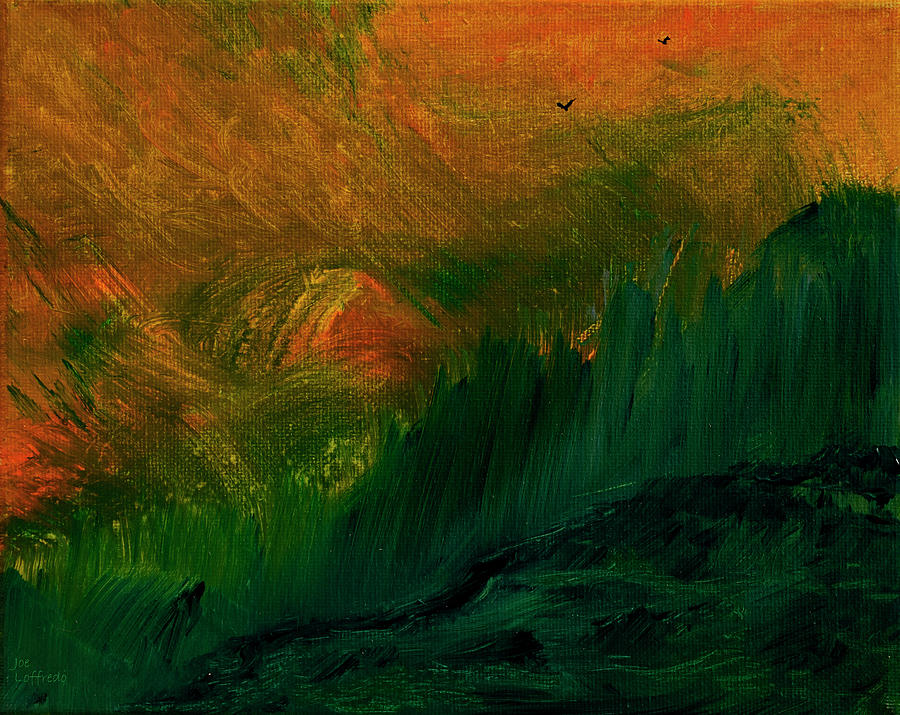 Sunset Cliffs Painting by Joe Loffredo