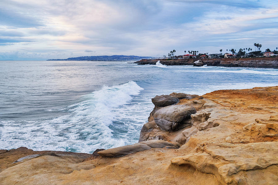 Sunset Cliffs San Diego Photograph by Kyle Hanson