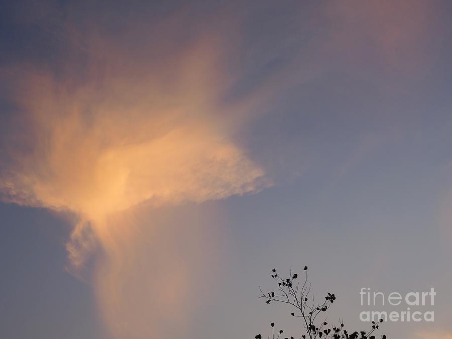 Sunset Cloud Anomaly Photograph by Richard Thomas