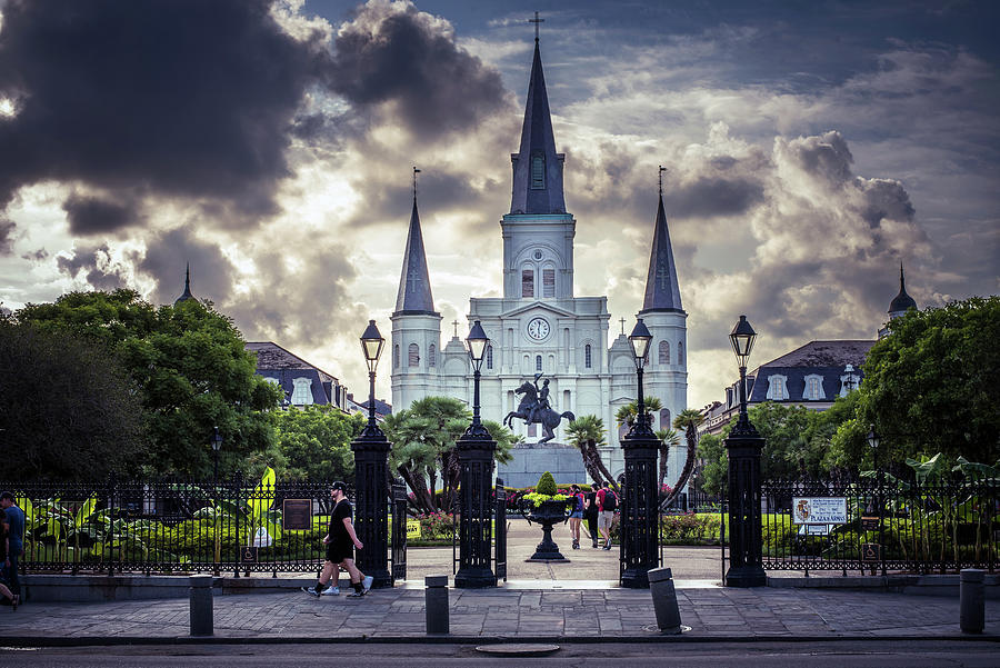Sunset Clouds At Jackson Square Photograph by Greg and Chrystal Mimbs
