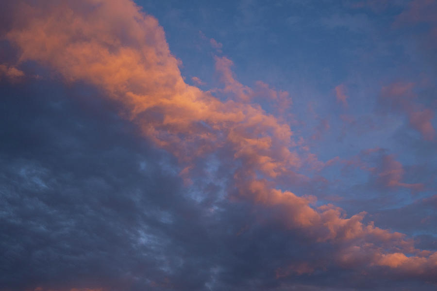 Sunset Clouds Photograph by Carolyn Hutchins