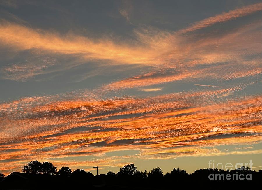 Sunset Clouds Photograph by Catherine Wilson