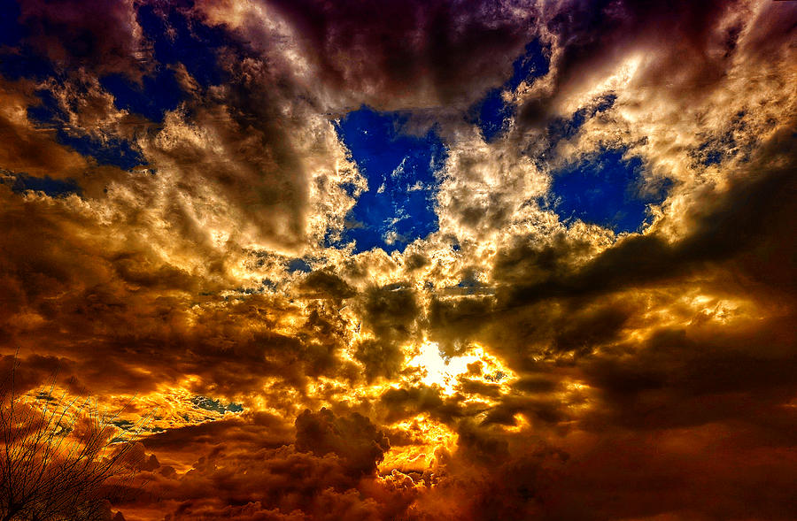 Sunset Clouds Photograph by Dave Zumsteg