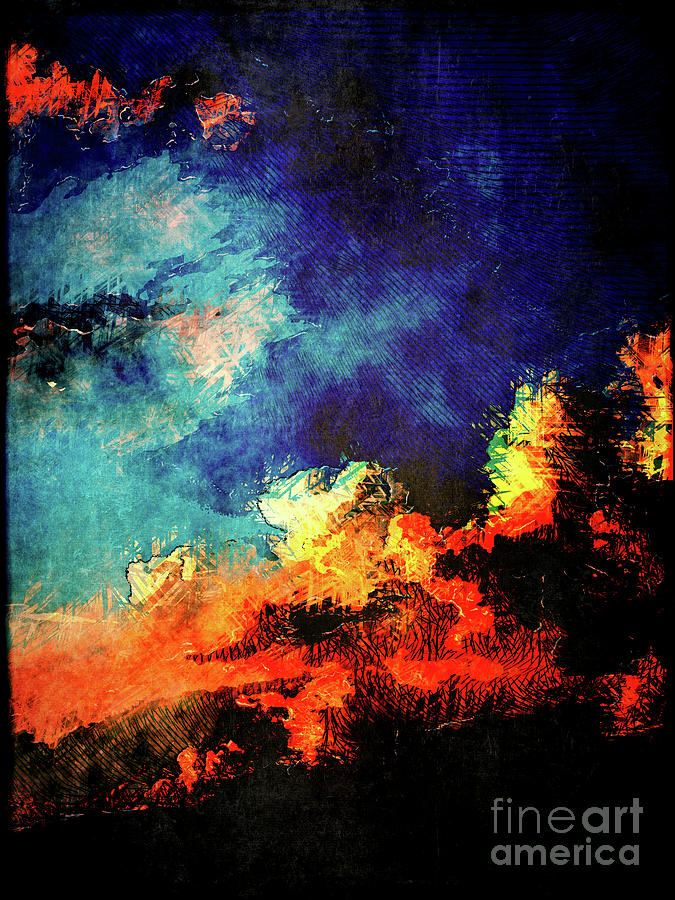 Sunset Clouds Digital Art by Phil Perkins