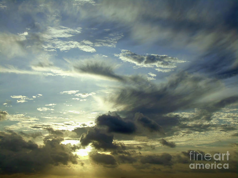 Sunset Clouds Sky Photograph by D Hackett