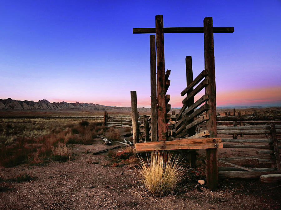 Sunset Corral Photograph by Gary Yost